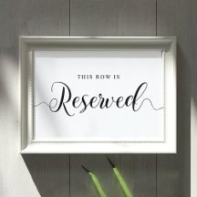 Wedding Signs