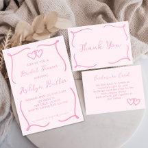 Pink Hand Drawn- Bridal Shower Collection