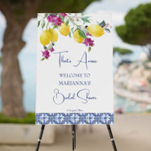 That's amore bougainvillea lemons bridal shower