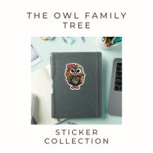 The Owl Family Tree Sticker Collection 