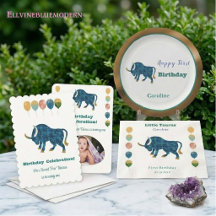 Taurus Zodiac Birthday Party Collection