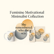 Feminine Motivational Minimalist Collection