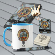 Clan Bell Tartan and Crest Collection