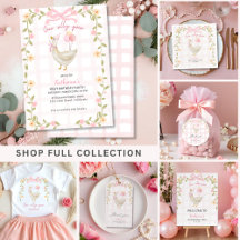 Whimsical One silly goose Girl 1st Birthday