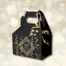 Black and Gold Graduation Celebration Supplies