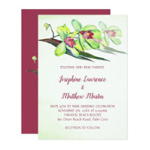 Green Orchid Wedding Collection