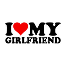 I Love Heart My Girlfriend GF Valentine's Day