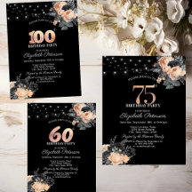 Orange Roses String Lights Black Wedding 