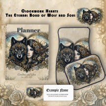 Clockwork Hearts The Eternal Bond of Wolf and Soul