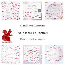 Cherry Bridal Shower Invitations Party Supplies