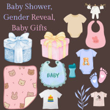  Baby Showers, Gender Reveal, Baby Gifts