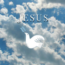 Jesus & Dove Peaceful Sky Inspiration
