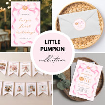 Little Pumpkin 1st Birthday Collection