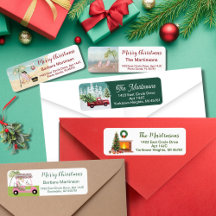 Holiday Christmas Address Labels