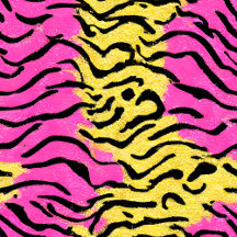 Pink Glitter Zebra Pattern