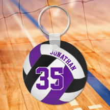 purple and black volleyball team colors