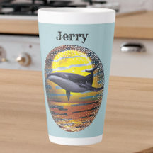 Beautiful Whale Sunset Breacher 