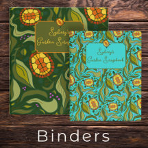 Custom Binders, Hand-drawn patterns