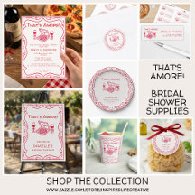 That's Amore Bridal Shower Party Supplies