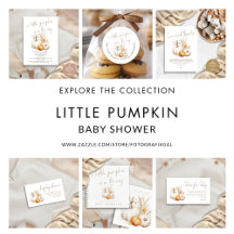 Boho Little Pumpkin on Way Baby Shower