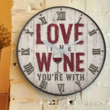  Wine Wall Clocks Collection   Rustic Farmhouse 