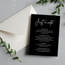 Wedding Enclosure Cards