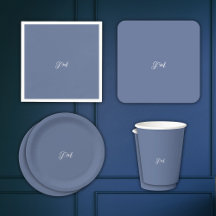 Pastel Dusty Purple Solid Color Party Collection