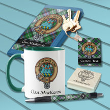 Clan MacKenzie Dress Tartan and Crest Collection