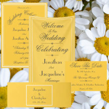 Sunny Yellow Wedding Collection