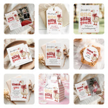 Silly Goose Christmas Bow Birthday Party