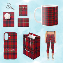 Royal Stewart Tartan Red Plaid Collection