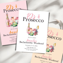 Pjs Prosecco Pink Orange Spa Bachelorette Party