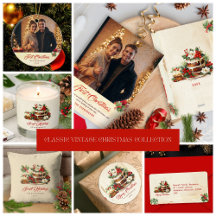 Vintage Cake Green Foliage Berries Christmas Party