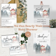 We Can Bearly Wait Winter Baby Shower 