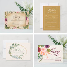 WEDDING RSVP CARDS