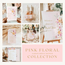 Pink Garden Party Bridal Shower Collection