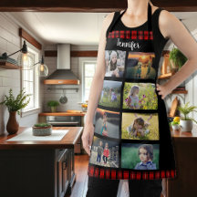 Modern, rustic personal apron collection