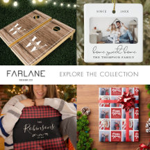 Modern Customizable Family Holiday Decor & Gifts 
