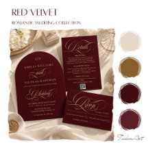 Wine Red Velvet • Wedding Collection
