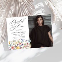 Modern Wilflowers Floral Bridal Shower