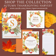Elegant Fall Birthday Party Suite and Gilfts