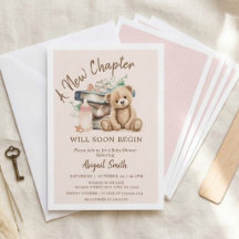 A NEW CHAPTER WILL SOON BEGIN BABY SHOWER