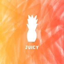 Juicy Watercolor Pineapple range