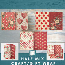 HALF MIX WRAPPING PAPERS