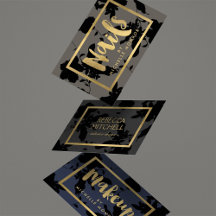 Black Floral Beauty Business Suite