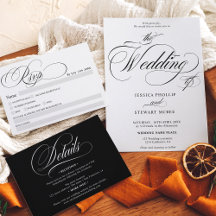 Elegant romantic calligraphy wedding script 