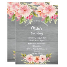 90th birthday dahlia flowers coral pink rustic