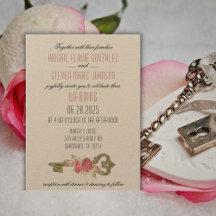 Floral Lock & Key Wedding Suite