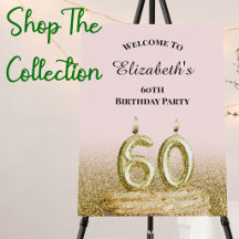 Pink and Gold Candles Birthday Party