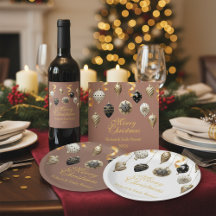 Golden Elegance – Black & Gold Christmas Baubles C